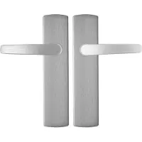 Axa Deurbeslag | Deurklink met blindschild | | Curve (Aluminium)
