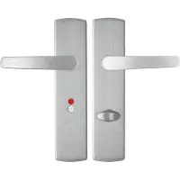 Axa Deurbeslag | Deurklink met wc-sluitingsschild | | Curve | 63 mm