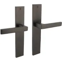 Intersteel Deurkruk Hera op schild 245x45 mm blind antracietgrijs