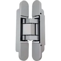 Axa Verdekte scharnier 150x25mm zilvergrijs 1910-3D