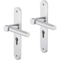 Impresso Dover Aluminium op Ovaal schild met schroeven