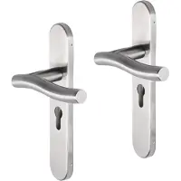 Impresso Chester RVS geborsteld op Ovaal schild PC55