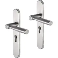 Impresso Retford RVS geborsteld op Ovaal schild