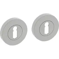 Intersteel | Rozet met sleutelgat | Rond | 52x10mm | Wit