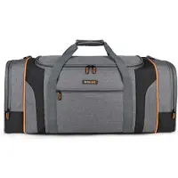 Decent Flexplus weekendtas Grijs/oranje