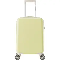 Decent Star-Maxx Handbagage Trolley 55 pastel geel