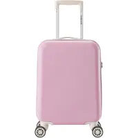 Decent Star-Maxx Handbagage Trolley 55 pastel roze