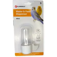 Flamingo - water en voer dispenser - 80 ml