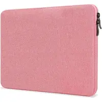 Ntech Hoes Geschikt voor Macbook Air M3 hoes Sleeve Spatwater proof Licht Roze - Macbook Air 13.6 inch Hoes 2024 2022 met handvat & ruimte voor accessoires