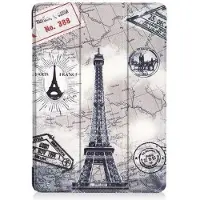 Ntech iPad hoes 2018 Eiffeltoren Print - iPad hoes 2017 - iPad hoes 6e generatie trifold case- iPad 2018 hoes - iPad 2017 hoes -Hoes iPad 2018 book case smart cover -
