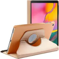Ntech Hoes Geschikt voor Samsung Galaxy Tab S6 lite (2022 / 2021) Hoes - 360 graden draaibare tablethoes - Rosegoud