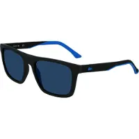 Lacoste Rechthoek Heren Mat Zwart Blauw L957S