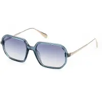 MAX&Co. Max &amp; Co Zonnebril Met Glanzend Turquoise Montuur En Blauwe Kleurovergang
