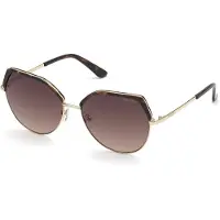 GUESS Zonnebril In Donker Havana-bruin
