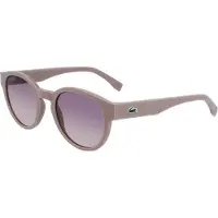 Lacoste Ronde Dames Transparant Lichtgrijs Taupe Nude Kleurverloop L6000S