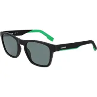 Lacoste L6018S 002 mat zwart grijze zonnebril