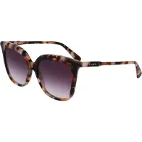 Longchamp Dames Vierkante Cat Eye Acetaat Zonnebril LO728S