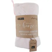 Antonio Microvezel handdoek 50x100 cm – Zachte sneldrogende handdoek - Roze