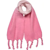 Clayre & Eef Wintersjaal Dames 32x220 cm Roze Synthetisch