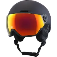 Slokker Zero Pro Skihelm Met Vizier | Black Soft Touch | Revo Red Mirror Cat. 3 | Maat: 59 - 62 cm