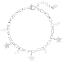 Yehwang Starry Night Armband Zilverkleur - Sterretjes - RVS - 16 cm