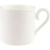 Villeroy & Boch - Stella Hotel - Koffie Kop - Stapelbaar - 18.0 cl - Fine Bone China - Wit - Set van 12 stuks