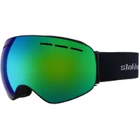 Slokker Siusi Skibril | Zwart Groen | Categorie 2