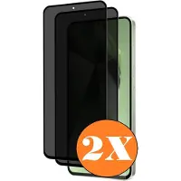 Ntech Privacy Geschikt voor Samsung S24 FE screenprotector Privacy glass - 2 Stuks - Full screen protector tempered glass Galaxy S24 FE