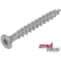 Dynaplus Beslagschroef Verzinkt Platkop Voldraad-8mm Torx TX20 4.5X45 | 200 stuks - 0285.01.33801
