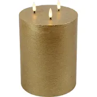 Countryfield - Stompkaars D15cm rond LED Goud L