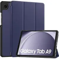 Ntech Tablet Hoes Geschikt voor Samsung Galaxy Tab A9 / Galaxy Tab A11 8.7 inch hoes Trifold Bookcase - Donker Blauw
