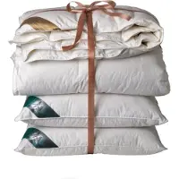 Ten Cate 90% Ganzendonzen 4-Seizoenen Dekbed + 2 Hoofdkussens - 260x220 cm - Luxe Ganzendons - Ademend - Vochtregulerend - Dekbed Set