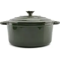 Salt & pepper Kookpot 26cm gietijzer groen Ferno