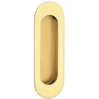STERK Schuifdeurkom 1717 – ovaal 120x40mm – Goud PVD