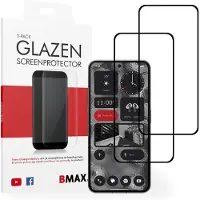 BMAX Screenprotector Nothing Phone (2) - 2-pack - Gehard glas - Full Cover