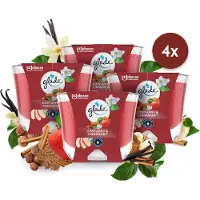 Glade Lang Brandende Kaars Cozy Apple & Cinnamon 100% Raapzaadwax