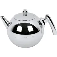Bredemeijer Theepot Bredemeijer Duet Bella Ronde Vlak Chroom Beslag 1,2 L