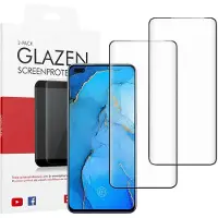 BMAX 2-pack OPPO Reno 3 Pro Glazen Screenprotector - Full Cover