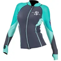 SCUBAPRO 1.5 Mm Everlex Thermisch T-shirt Met Lange Mouwen En Volledige Ritssluiting