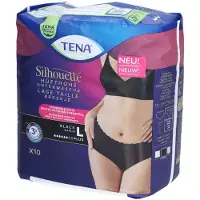 Tena Silhouette Underwear Low Waist Normal Noir L