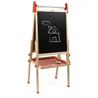 Eurekakids Alles-in-1 Houten Schildersezel Met Whiteboard