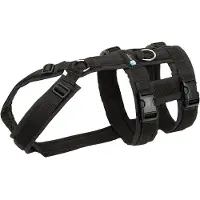 AnnyX Hondentuig - SAFETY - Veiligheidstuig - Anti-Ontsnappingstuig - Zwart - maat L - Borstomvang 70-86 cm -