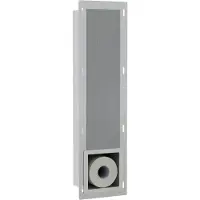 FortiFura Calvi Inbouw Reserve toiletrolhouder - Geborsteld RVS PVD (RVS) SW1126043/SW1126045