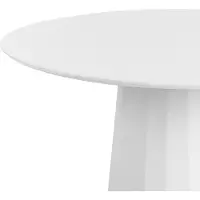 Beliani PLATO - Ronde eettafel - Wit - 100 cm - MDF