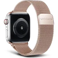 Decoded Milan Traction Apple Watch 49 / 46 / 45 / 44 Mm Bandje Mat Goud