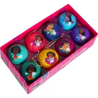Kurt S. Adler Kerstballen set polyfoam Encanto 8 stuks 6,5 cm