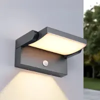 LumenXL Verstelbare wandlamp Berlin met sensor - antraciet