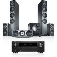 Teufel DEFINION 3 Surround + Denon X3800H "5.1-Set" Home cinema Antraciet