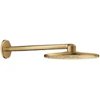 GROHE Regendoucheset rainshower smartactive cube 31 cm met wandarm rond cool sunrise geborsteld