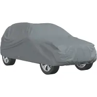 vidaXL Autohoes voor SUV L nonwoven stof volledig grijs